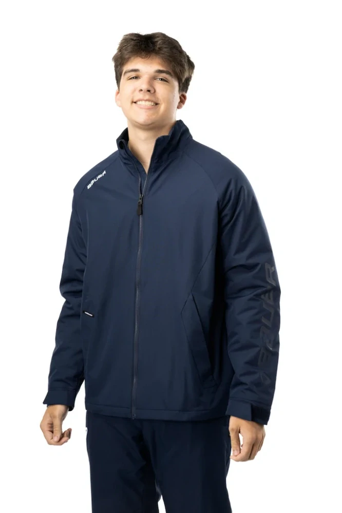 Pánska bunda Bauer Team Midweight Jacket Tmavomodrá (NAVY)