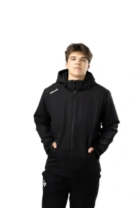 Pánska bunda Bauer Team Heavyweight Jacket Čierna (Black)