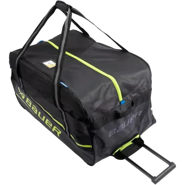 Hokejová taška Bauer Premium wheel Bag S24 juniorska čierna (s kolieskamii)